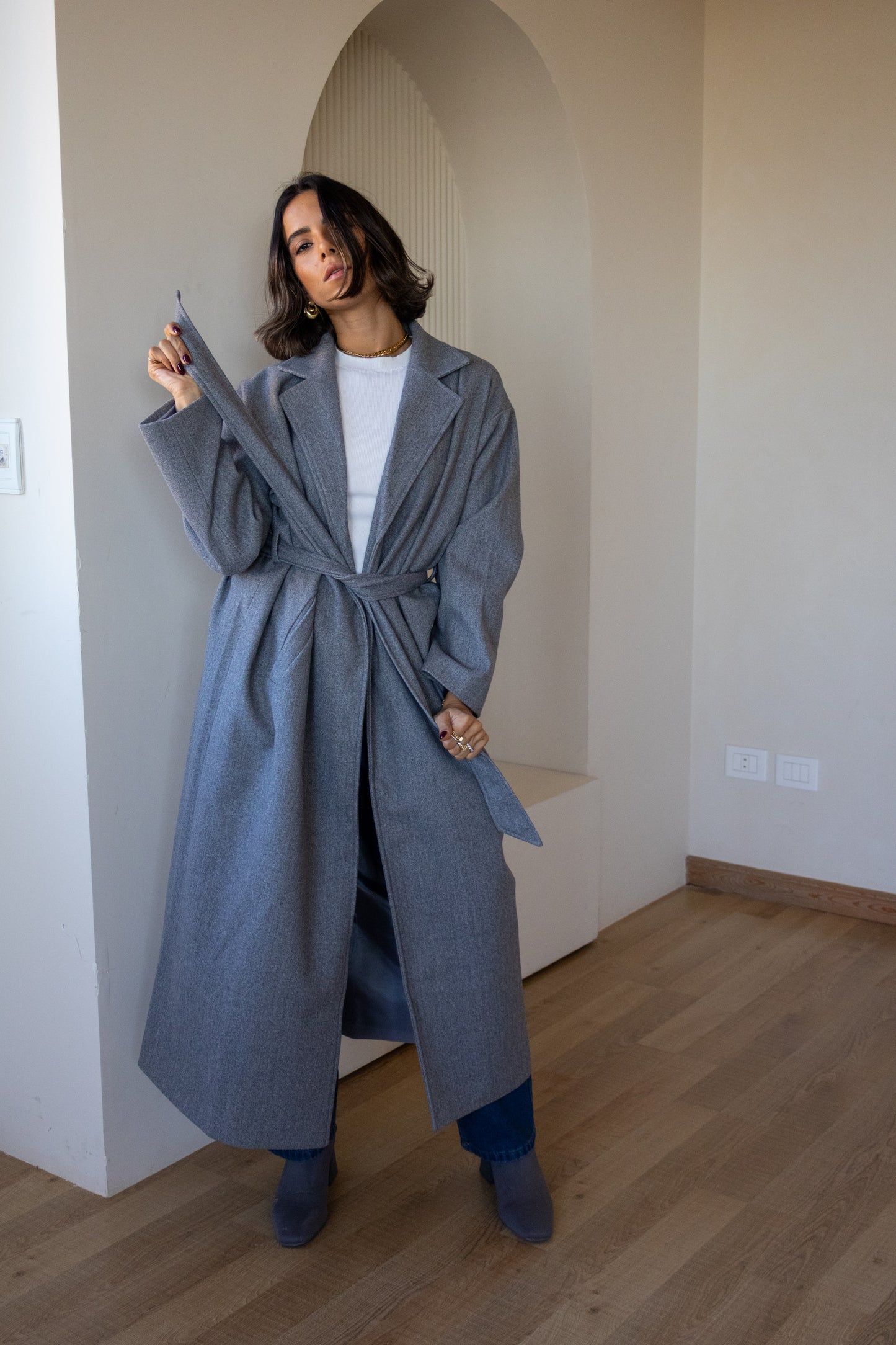 Winter Staple Coat in Grey