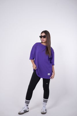 Signature Tee in Purple