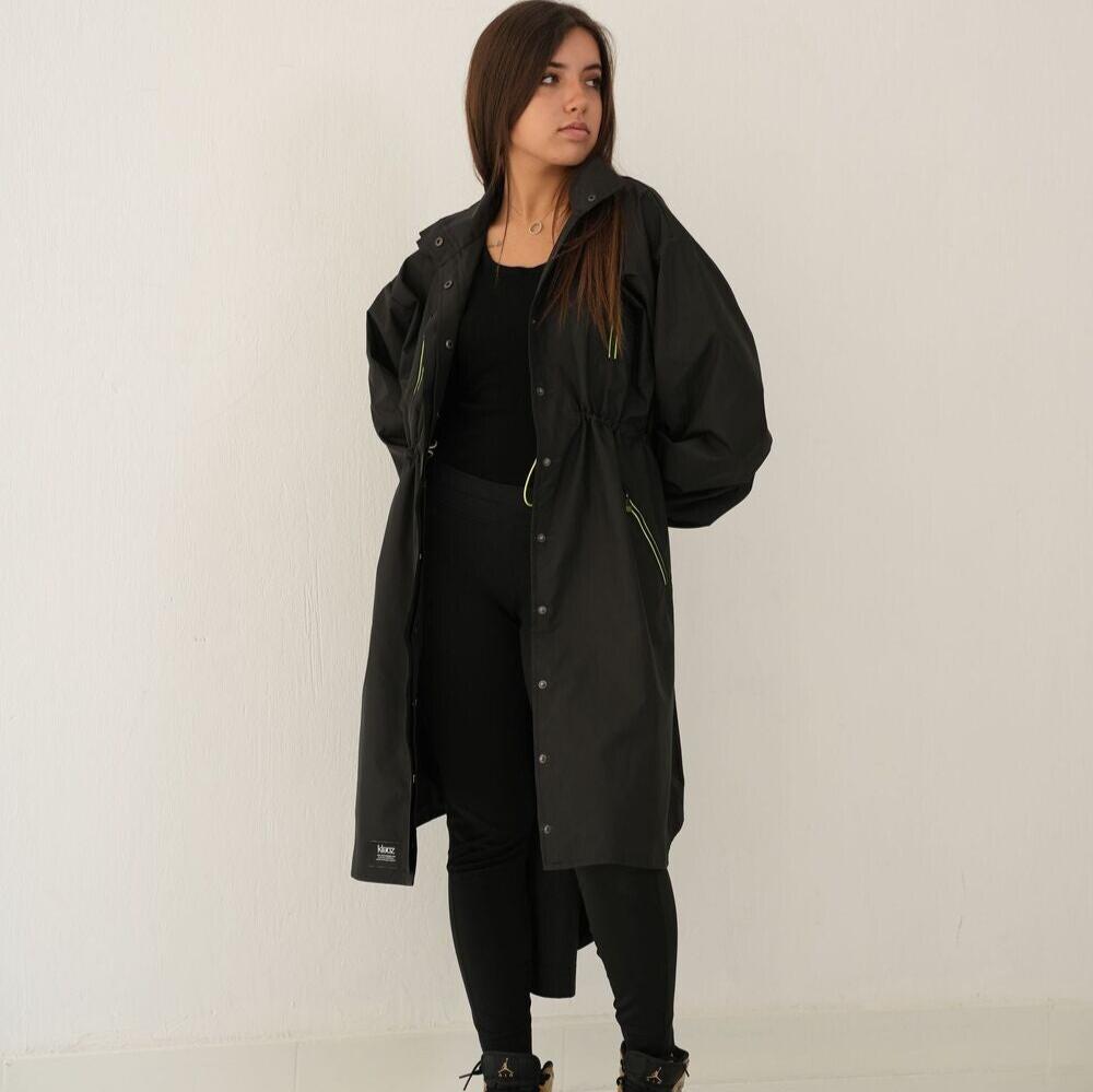 Waterproof Rain Coat in Black