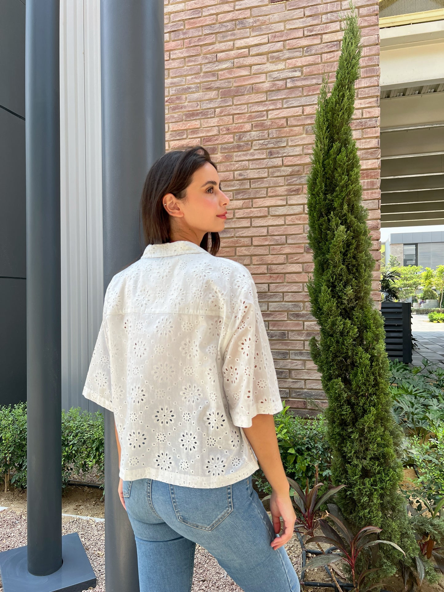 Summer Glow Shirt in Shimmery Gold