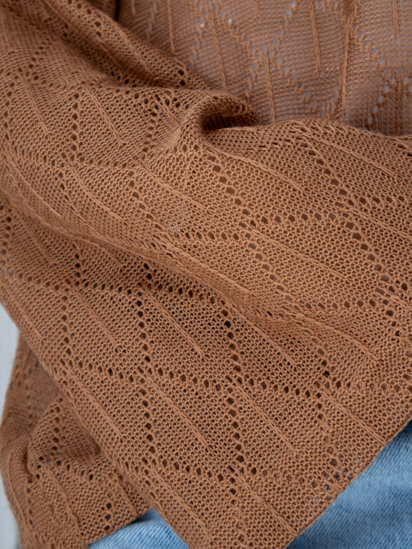 Aurea Knit Top in Camel