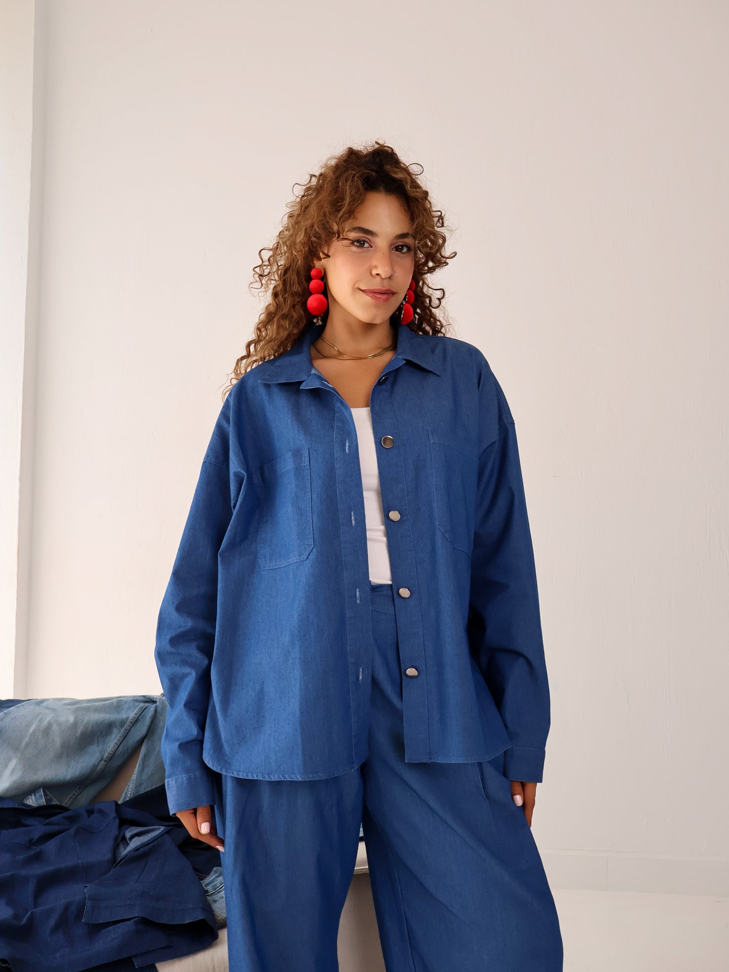 True Blue Denim Set in Light Jeans