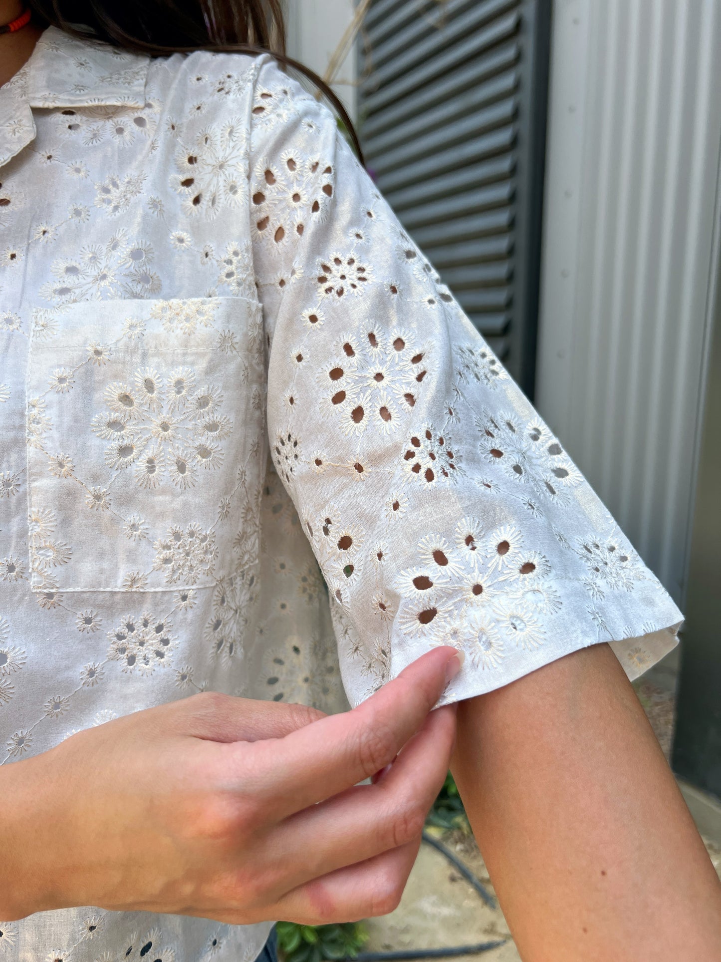 Summer Glow Shirt in Shimmery Gold