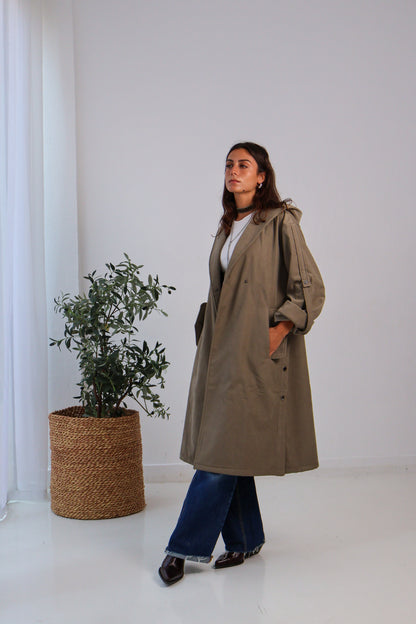 Haven Coat in Olive