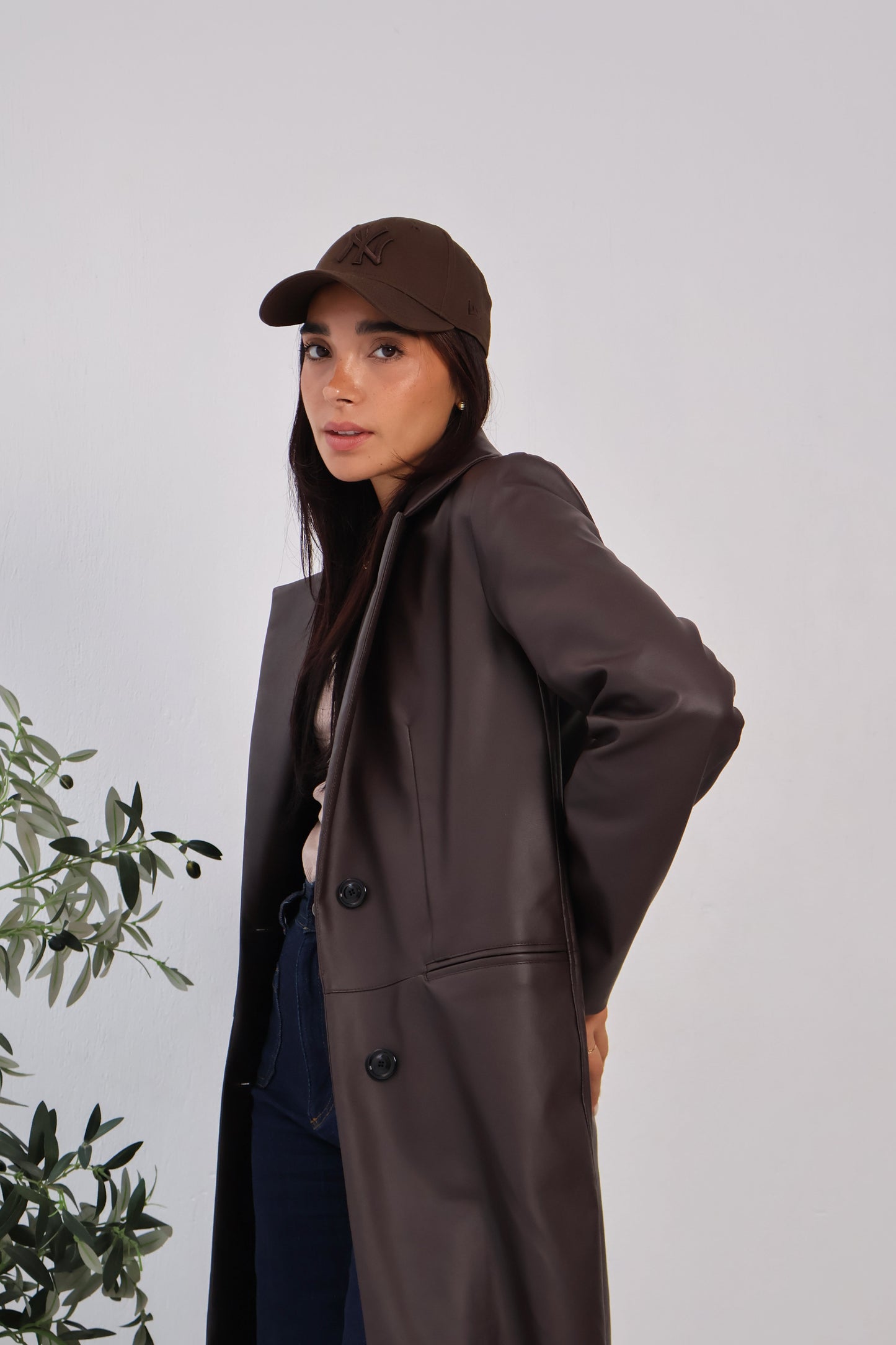 Rusted Calm Coat in Brown
