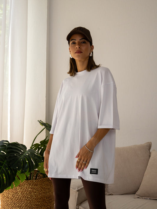 Signature Tee in White