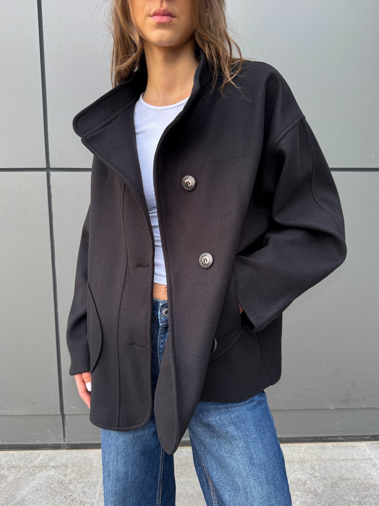 Soft Armor Jacket in Black