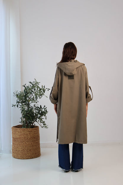 Haven Coat in Olive