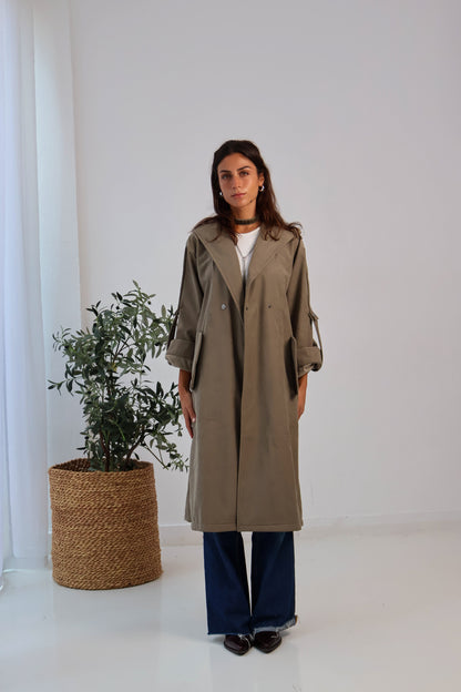 Haven Coat in Olive