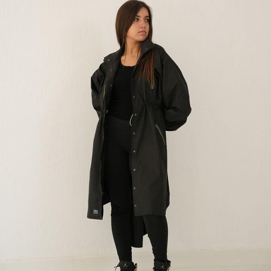 Waterproof Rain Coat in Black
