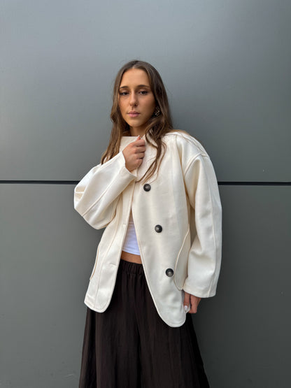 Soft Armor Jacket in Offwhite