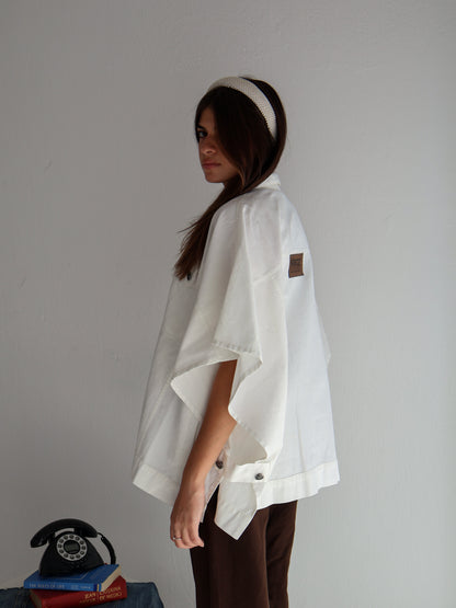 Denim Delight Vest in White