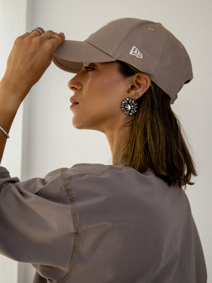 Seamless Stitch Tee in Mocha