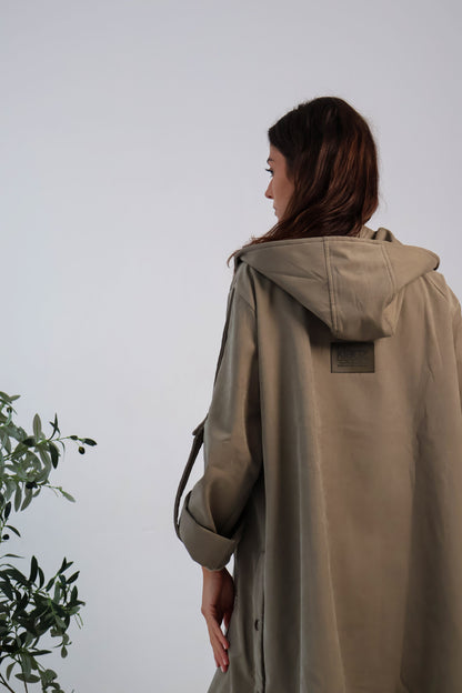 Haven Coat in Olive