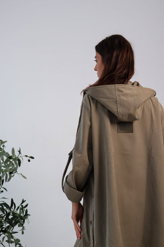 Haven Coat in Olive
