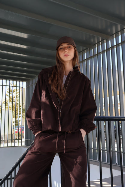 Velvet Grace Set in Brown