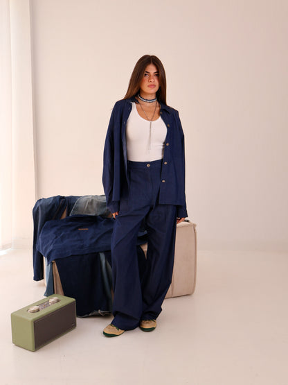 True Blue Denim Set in Blue Jeans