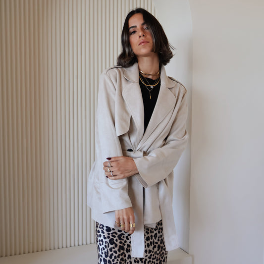 Rocket Trench in Beige