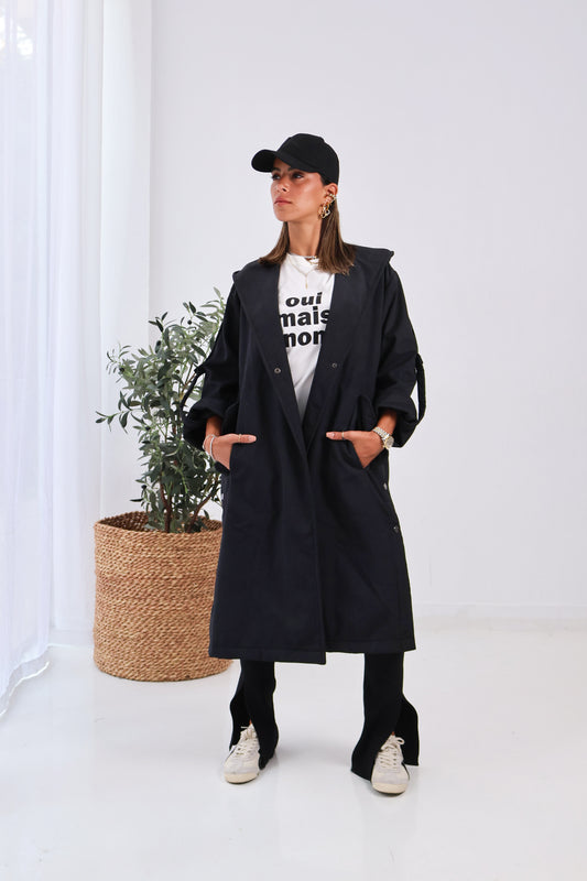 Haven Coat in Black