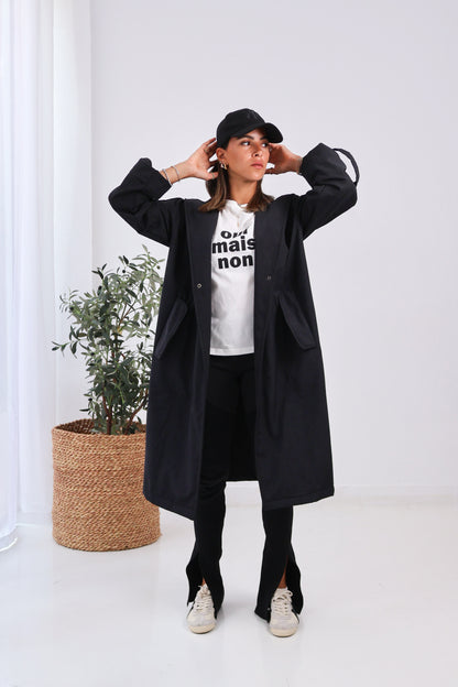 Haven Coat in Black