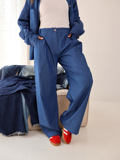 True Blue Denim Set in Light Jeans
