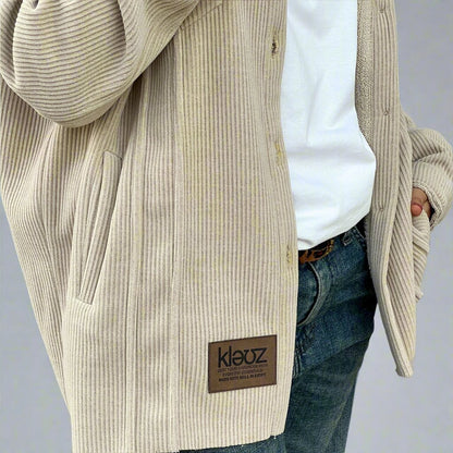 City Velvet Jacket in Beige