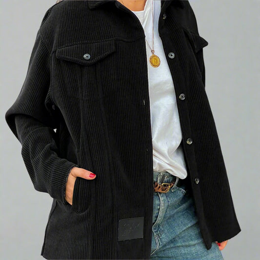 City Velvet Jacket in Black