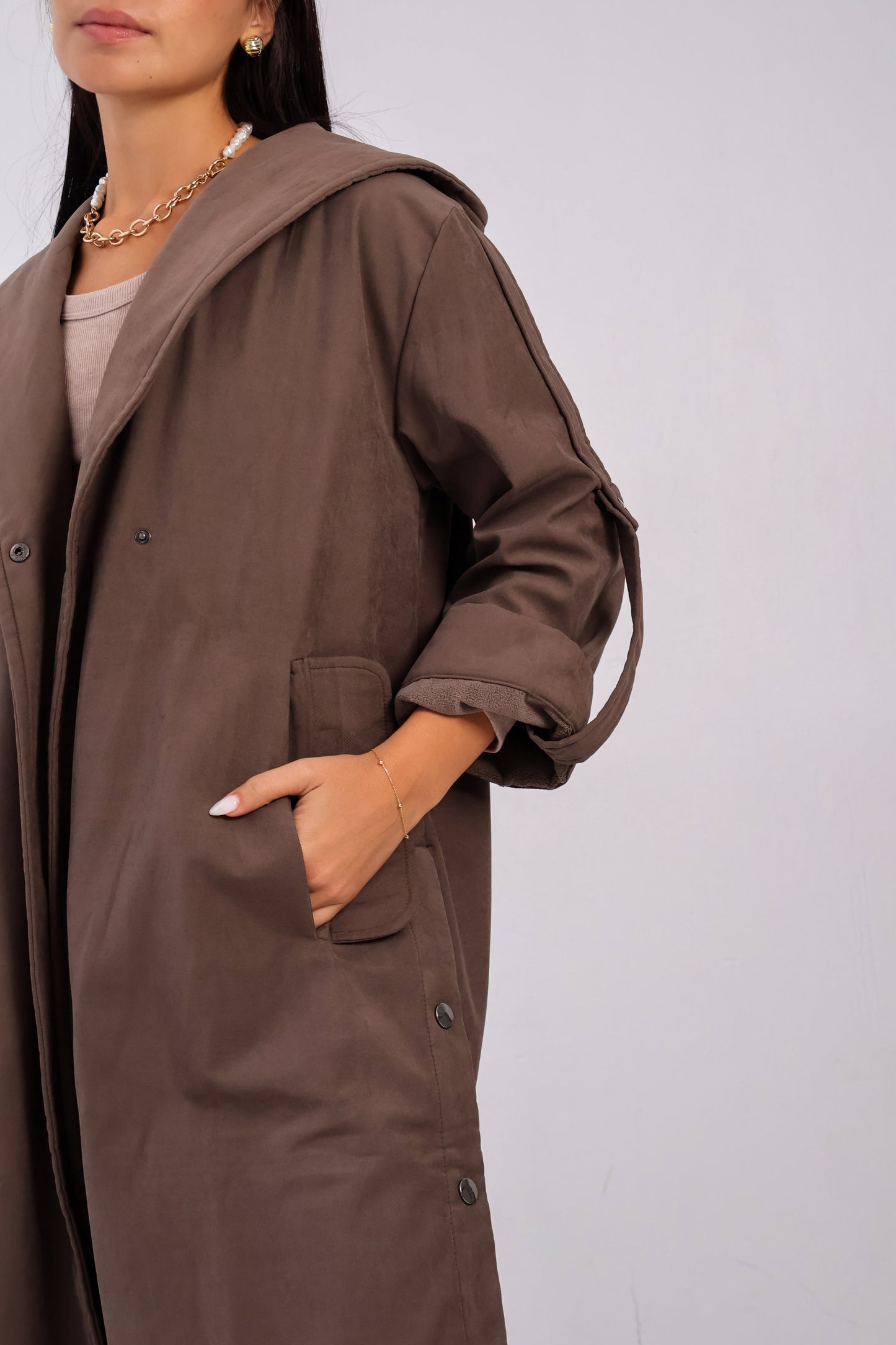 Haven Coat in Brown