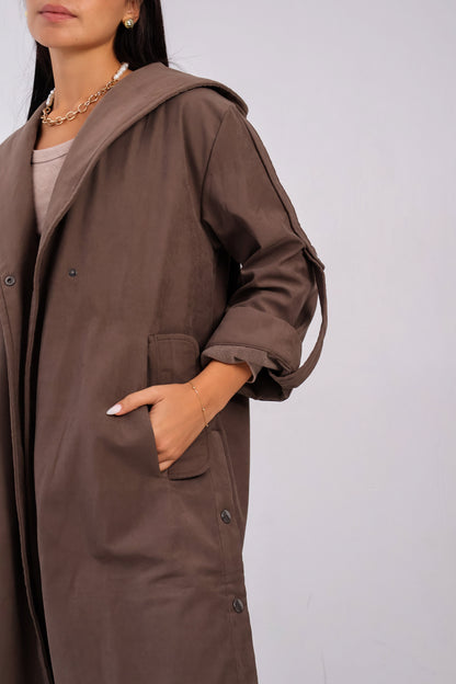 Haven Coat in Brown